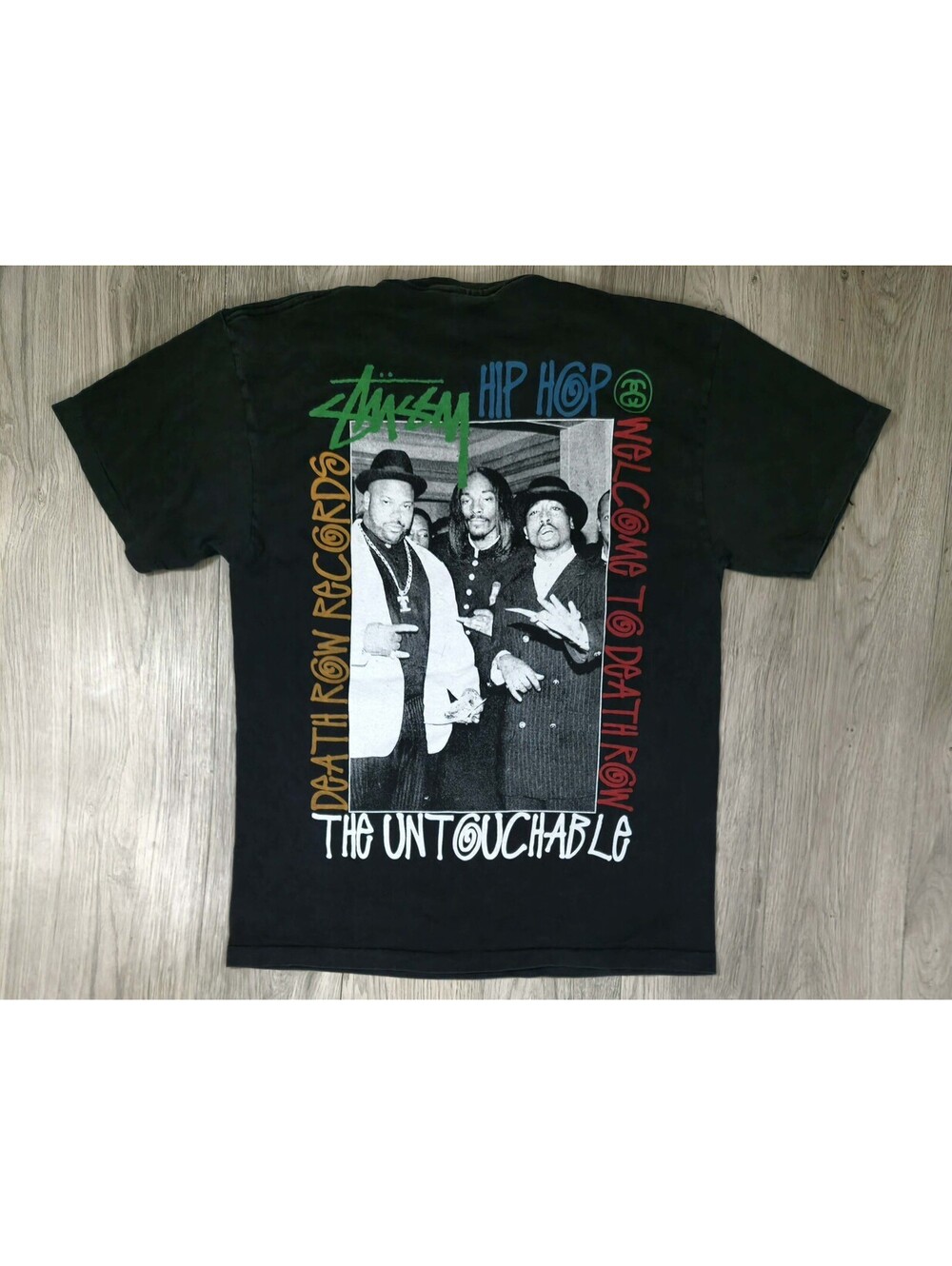 Vintage Stussy Death Row Records Hip Hop L Tupac Snoop Dre